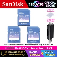 Sandisk Creator 4K 6K SD Card V60 U3 UHS-II Read Speed 280MB/s 128GB 256GB 512GB DXEPC 12BUY.SG OS