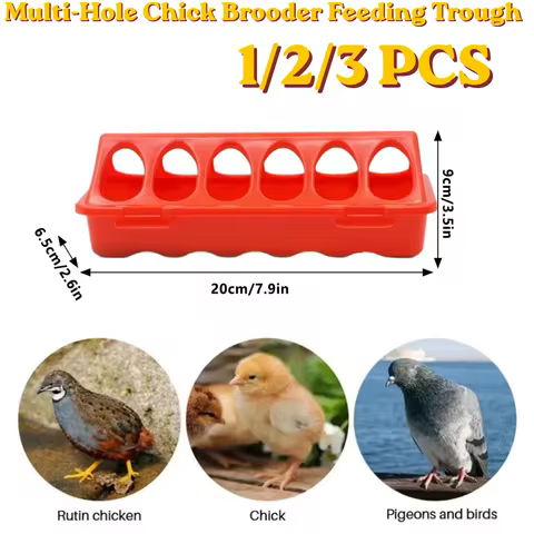 Rudin Chicken Feeder Automatic Water Feeder For Chicks Quails Chicks Feed Box Automatic Feeder Durab