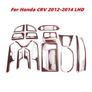 For Honda CRV 2012 2013 2014 Car Accessories Car Decoration Stickers ABS Wood Grain Steering Whee Ai