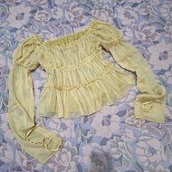PRELOVED yellow Blouse