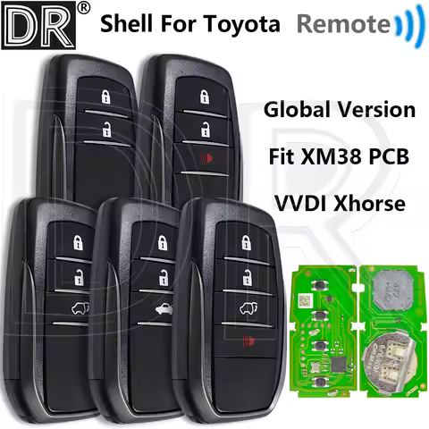 Great Xhrese Global XM38 Car Remote Key Or Shell Shell For Toyota Corolla Camry Highlander Prius Pra