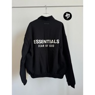 FOG ESSENTIALS FW24 Fleece Polo Black