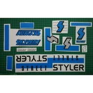 BMX Skyway Street Styler Decal Transparent Sticker Skyway OSBMX