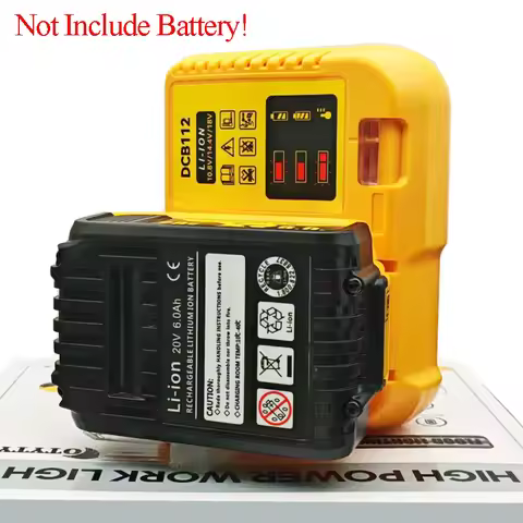 DCB112 2A Lithium Battery Charger For Dewalt 10.8V 12V 14.4V 18V 20V DCB206 DCB205 DCB204 DCB203 DCB