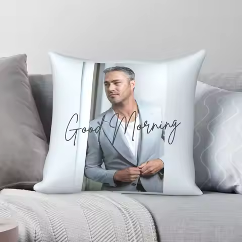 Chicago Fire Good Morning Kelly Severide Square Pillowcase Polyester Linen Velvet Printed Decor Pill