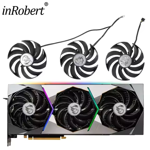 New 95MM PLD10010B12HH GPU Cooler Fan Replacement For MSI GeForce RTX 3070 3070Ti 3080 3080Ti 3090 S