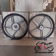 (EKS511) HONDA BEAT ICON CLICK SCOOTER SPORT GIGI 21T RIM 1.40 /1.60 X17 BRIGHT BLACK PLUG AND PLAY 
