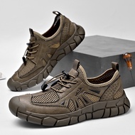 Summer Casual Breathable Mesh Shoes Size 38-46 (Leather Shoe Size)