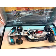 Brand New 1: 18 Mini Cut Benz F1 W13 2022 Miami Station Russell