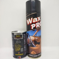 SẢN PHẨM SENFINECO 9971 300ml GIÚP GIẢM ĐỘ ỒN ĐỘNG CƠ VÀ CHAI LÀM SẠCH BỀ MẶT GHẾ DA WAX PRO 550ml (