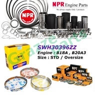 NPR Piston Ring Set SWH30396ZZ for Honda Accord Civic Prelude Integra 1.8 2.0 B18A B20A (81.0mm)