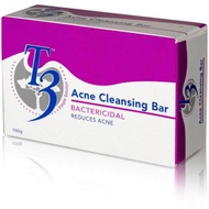 HOE T3 Acne Cleansing Bar (100g) Bactericidal Reduces Acne Jerawat