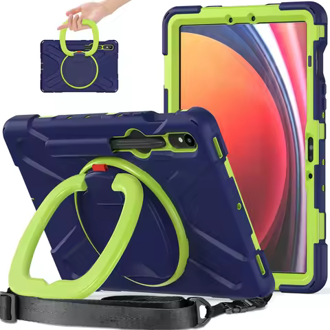 Tablet Cases For 11.0" Samsung Galaxy Tab S7/S8/S9 Case X710/X700/X706/T875 Cover Portable Rotating 