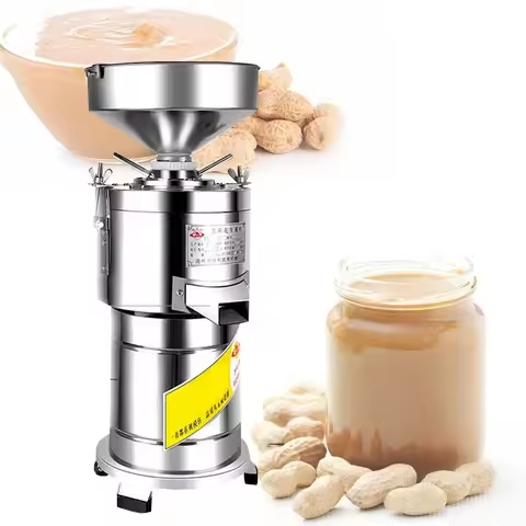 Machine That Makes Peanut Butter Stainless Steel Bean Sesame Pistachio Paste Maker Sauce Peanut Butt