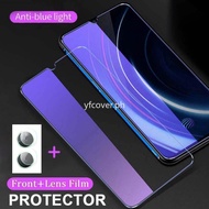 Vivo Y03 Tempered Glass For Vivo Y27s Y17s Y78 Y36 Y27 Y35 Y16 Y02 Y02s Y22s Y77 Y76 Y75 Y72 5G 4G Y50 Y30 Y33s Y21s 2 in 1 Anti Blue Light Ray Screen Protector Glass Film