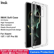 For Xiaomi 13T / Xiaomi 13T Pro - Imak Shockproof Slim Clear TPU Soft Phone Case