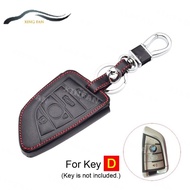 XF Leather Car Key Case For BMW E90 E60 E70 E87 1 3 5 6 Series M3 M5 X1 X5 X6 Z4 Keychain Holder Pro