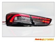 ※ 鑫立汽車精品 ※ 瑪莎拉蒂 Ghibli 14-21年 舊款改新款 LED總成 LED 光條 尾燈 紅殼