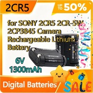 6V 1300mAh Digital Batteries for SONY 2CR5 2CR-5W 2CP3845 Camera Rechargeable Lithium Battery