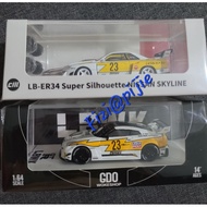 (New&Sealed) Lot 1:64 GTR35 TimeMicro ft GDO + ER34 CM Model Sphere Lightning #23