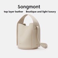 LM🔥Ready Stock Quick Send🔥Songmont Genuine Leather woman bag  women's shoulder bag crossbody bag first layer cowhide bag/D191