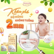 [6 BACKS + GIFT] SOMSOMI Diapers with Korean Technology, 5 Times More Absorbent, 12-Hour Spill-Proof