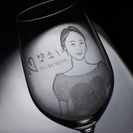 (一對價)425cc【韓國夫妻好友】(寫實版)結婚肖像客製酒杯