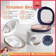 Denture Box Durable Sealed Soaking Shell Shaped Teeth  Braces Container Invisible braces retainer ca