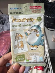 mofusand 貓咪鯊魚造型裝飾貼紙