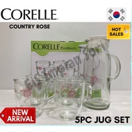 (Ready Stock) Corelle Coordinate Country Rose 5pc Jug Set (5MG-RS1-KAS)