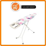 Brabantia BBT 410666 | BBT410666 Size A Ironing Board With Steam Iron Rest Ivory 110 x 30cm - Abstract Leave