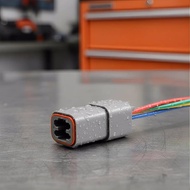 Sweet 2 3 4 6 8 12 Pin Waterproof Electrical Connector Kit with Stable Loing DT04-12P DT06-12S for B
