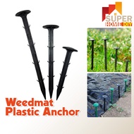 100pcs Paku Weedmat / Weedmat Nail THICKENED QUALITY Silver Shine Garden Nail Shade Netting Plant