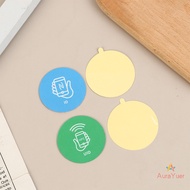 [AuraYuer] RFID 125KHz T5577 Rewritable Sticker Keytag Anti Metal Interference Label Writable Key To