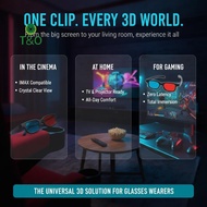 T&O 1Pcs 3D Red Blue Glasses Full Frame Universal PVC Material for Anaglyph Dimensional Films Home T