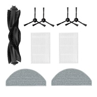 Roller Brush Side Brush HEPA Filter Mop Cloth Compatible for ILIFE V20 Robot Vacuum Cleaner Parts Ac