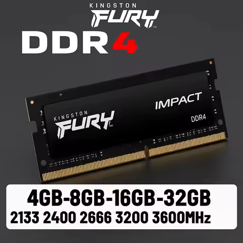 Kingston Fury Impact DDR4 RAM 4 8 16 32GB 3200 2666 2400 2133Mhz 260Pin SODIMM PC4-19200 21300 25600