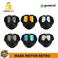 MATA Google Mask Helmet Mask Motorcycle Goggles Trail Cross Glasses - Silver