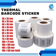 Direct Thermal Barcode Sticker Paper Barcode Label 30X20 40X30 70X50 60X40 50X30 sticker