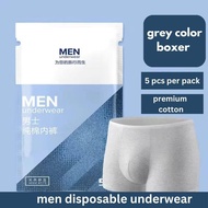 Men Disposable Brief Underwear Travel Cotton Brief and Boxer