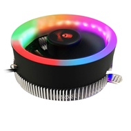 ◕☜RGB 100mm Colorful LED Ring PC CPU Cooler For AMD Intel 775 1366 AM2 AM2 AM3 10