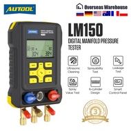 AUTOOL Digital Manifold Meter Air Conditioning Vacuum Gauge for Refrigeration HVAC Vacuum Pressure T