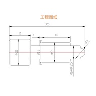 M6*0.25 precision fine adjustment screw fine screw fine adjustment screw
