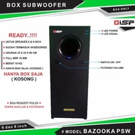 Termurah box subwoofer model psw 500 bazooka 8 &amp; 6 inch