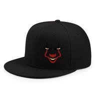 Neutral adjustable baseball cap city street style baseball cap printed flat edge cap 0718
