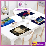1 piece Dining Table Mat Linen Pelapik Pinggan Alas Meja Makan Decoration