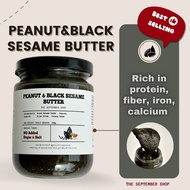 Peanut & Black Sesame Butter (Low-Carb Keto and vegan friendly) (mentega kacang & bijan hitam) black