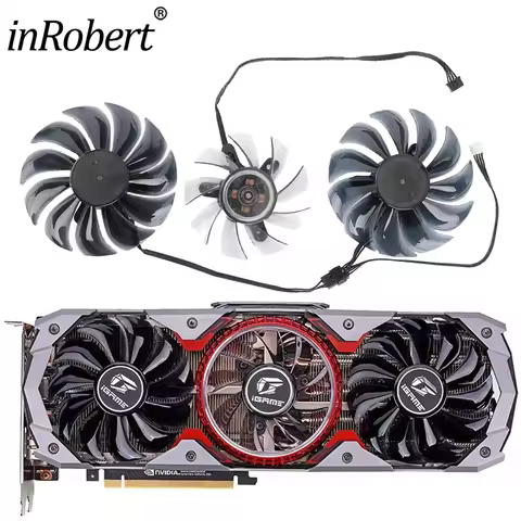 New 90MM Cooler Fan Replacement For Colorful iGame GeForce RTX 2080 Ti Advanced 2070 SUPER 2060 Grap