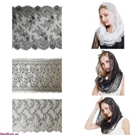 liweikeaa Church Mass Veil Headcovering Latin Mass Embroidery Lace Veil Mantilla Veil Catholic Churc