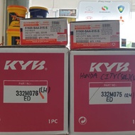 KYB - FRT ABSORBER GAS HD CITY SEL (VTEC) 04-08" (332M076L & 332M075R) & SCHMACO - FRT S/ABS MTG HD 